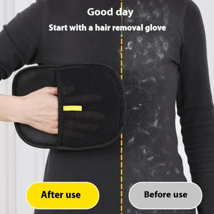 Pet Hair Removal Gloves for Cats & Dogs