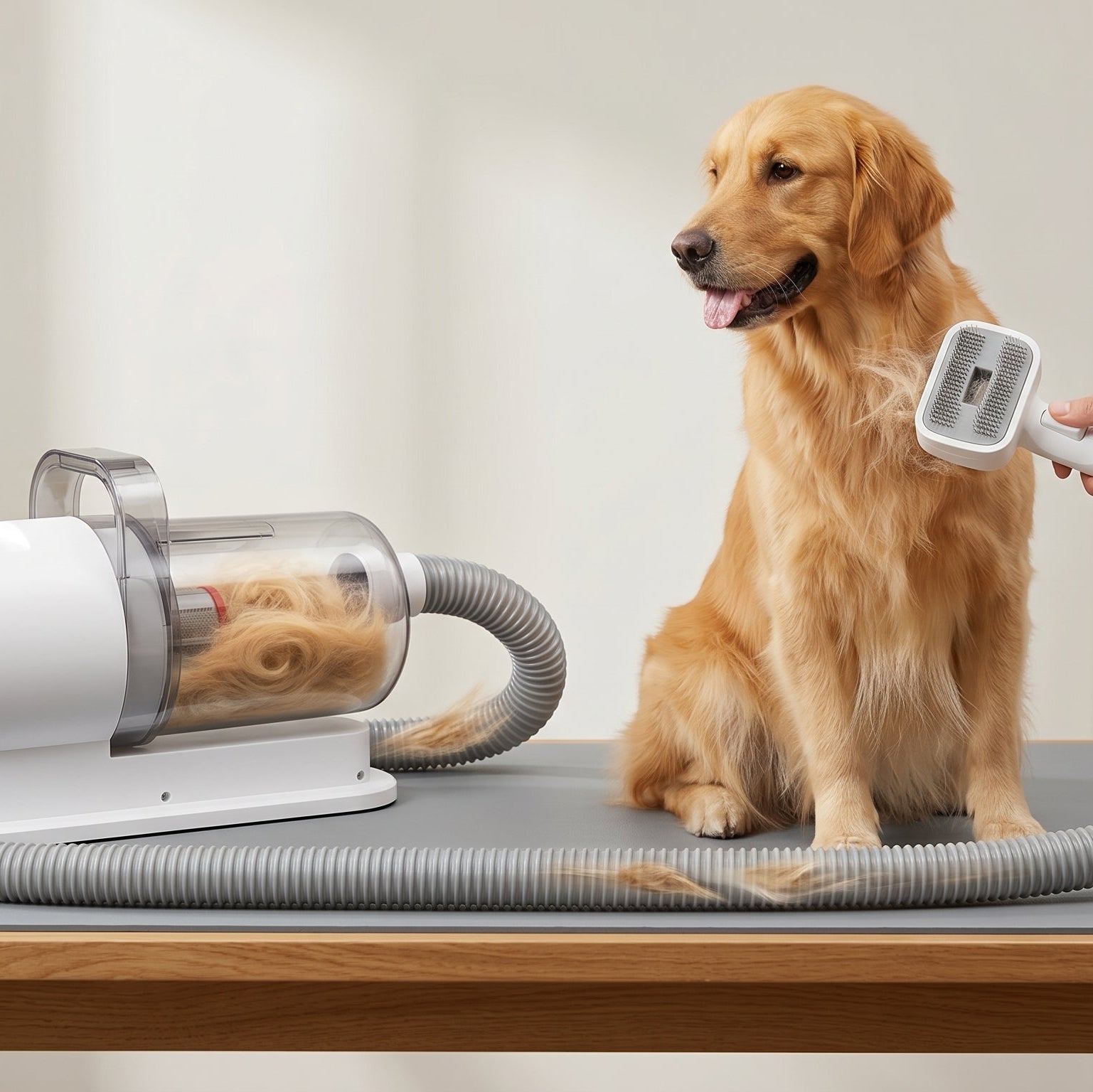 FurBuster Vacuum & Groom Set – Less Shedding, Cleaner Home, Happier Pet