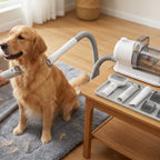 FurBuster Vacuum & Groom Set – Less Shedding, Cleaner Home, Happier Pet