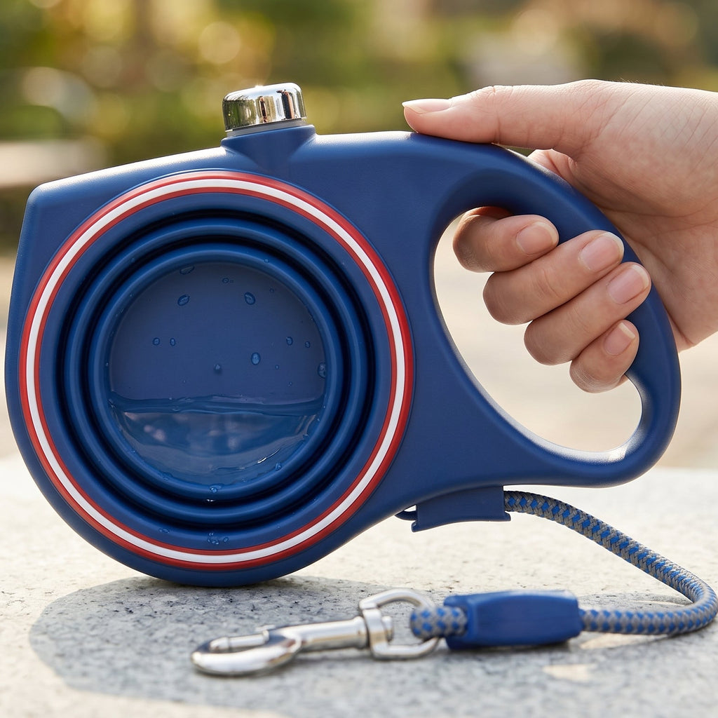 Travel Pet Kit: Bottle, Cup & Rope