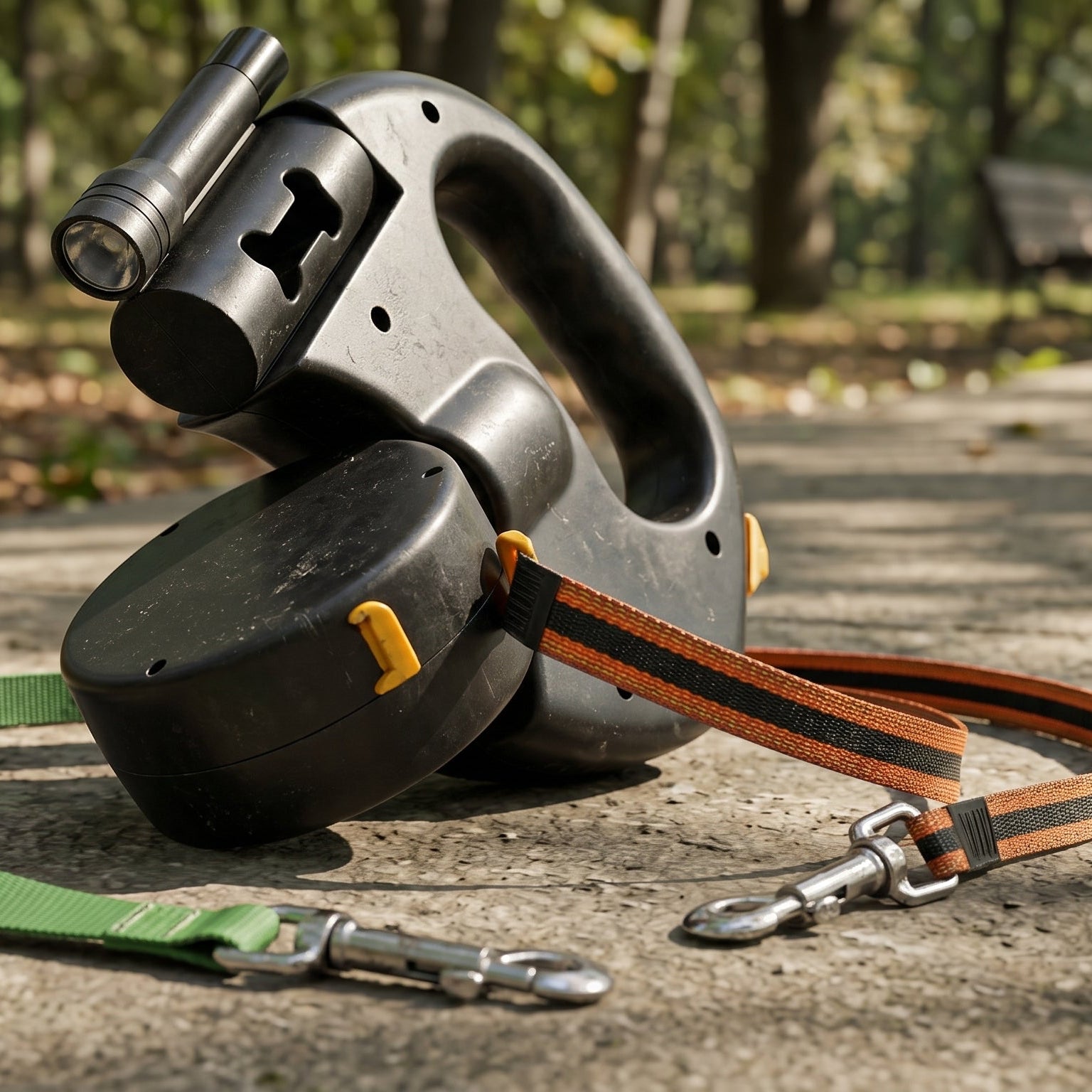 Auto Double Dog Leash