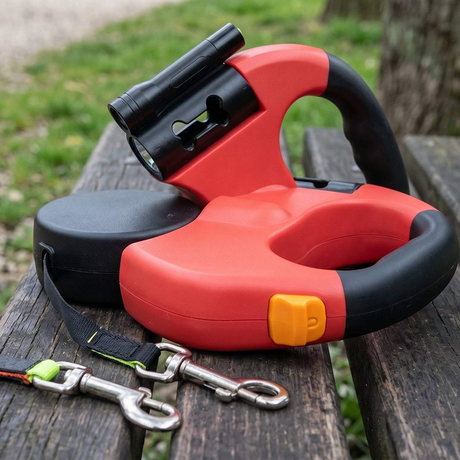 Auto Double Dog Leash