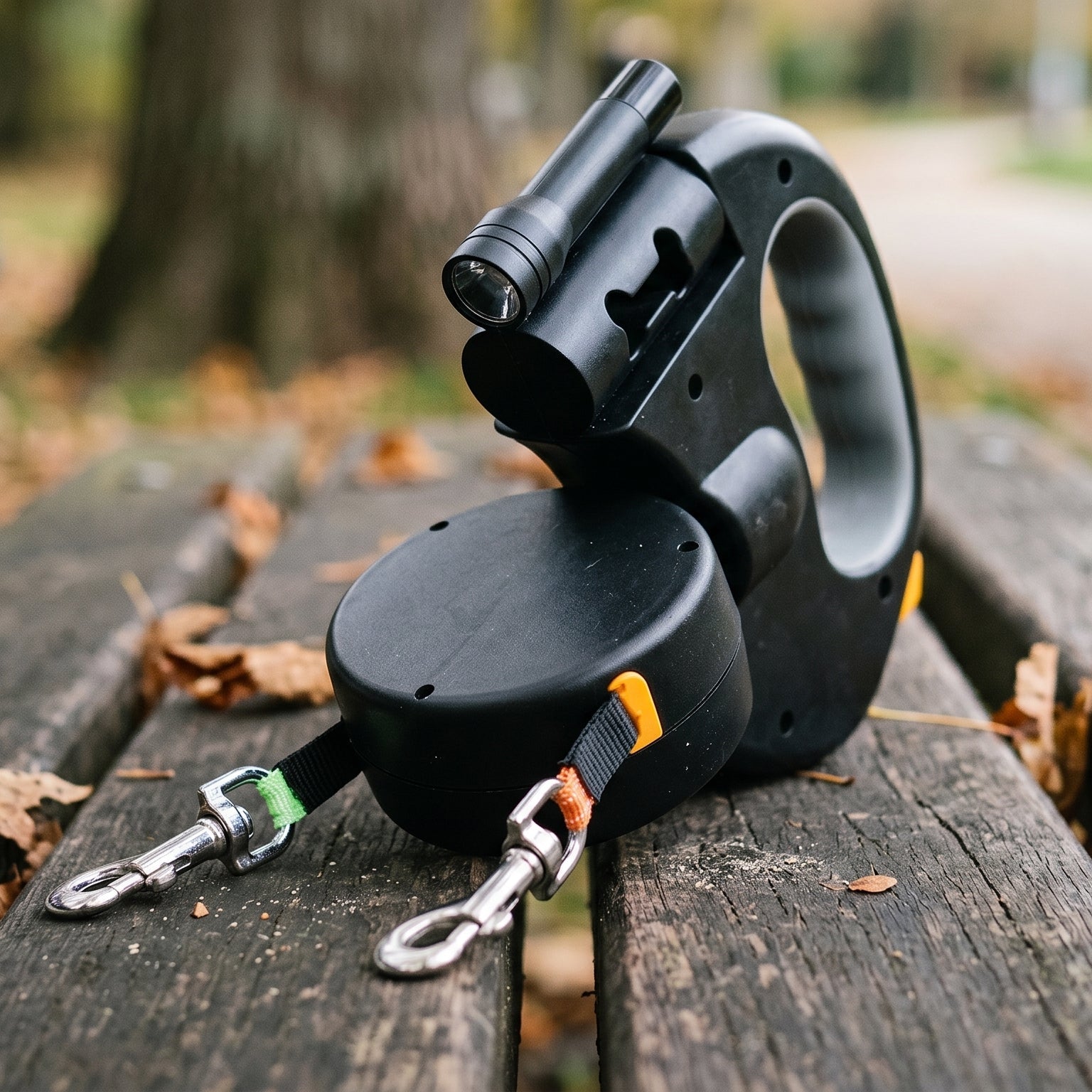 Auto Double Dog Leash